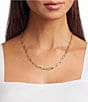 Anna & Ava Waterproof Delicate Paperclip Chain Necklace - Image 1