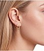 Anna & Ava Waterproof Double Hoop And Bar Stud Earring Set - Image 3