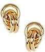 Anna & Ava Waterproof Interlock Link Drop Earrings - Image 1