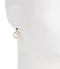 Anna & Ava Waterproof Metal And Pave Link Drop Earrings - Image 2