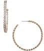Anna & Ava Waterproof Rhinestone Hoop Earrings - Image 1