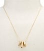 Anna & Ava Waterproof Triple Bean Short Pendant Necklace - Image 1