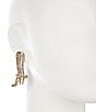 Anna & Ava Western Boot Drop Earrings, Color:Gold - Image 2