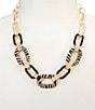 Anna & Ava Zebra Link Collar Necklace - Image 1