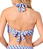 Anne Cole Pacific Twist Front Halter Neck Triangle Swim Top - Image 2