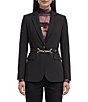 Anne Klein Belted Liberty Stretch Jacket - Image 1