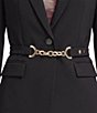 Anne Klein Belted Liberty Stretch Jacket - Image 3