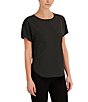 Anne Klein Boat Neck Dotted Knit Jersey Tee - Image 3