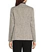 Color:Anne Black/Bright White - Image 2 - Boucle Open Front Long Sleeve Jacket
