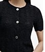 Anne Klein Button Front Short Sleeve Cardigan - Image 3