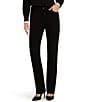 Anne Klein Compression Knit Flare Leg Pants - Image 1