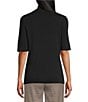 Anne Klein Extended Short Sleeve Turtleneck Top - Image 2