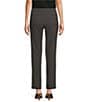 Color:Zinc/Anne Black - Image 2 - Extended Tab Pleated Tapered Leg Bowie Pants