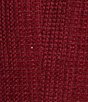 Anne Klein Eyelash Tweet Sequin Mandarin Collar Open Front Jacket - Image 4