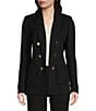 Anne Klein Faux Double Breasted Jacket With Patch Pockets - Image 1