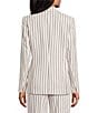 Anne Klein Faux Double Breasted Stripe Open Front Coordinating Jacket - Image 2