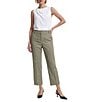 Anne Klein Flat Front Straight Ankle Pants - Image 3