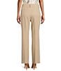Anne Klein Fly Front Diagonal Pocket Boot Cut Twill Pants - Image 2