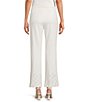 Anne Klein Fly Front Embellished Compression Flare Pants - Image 2