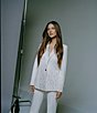 Anne Klein Fly Front Embellished Compression Flare Pants - Image 4