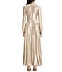 Anne Klein Foil Jersey Twist Front Maxi Dress - Image 2