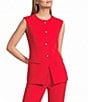 Anne Klein Four Button Vest With Flap Pockets - Image 1