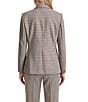 Anne Klein Houndstooth Notch Collar One Button Blazer - Image 2