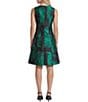 Anne Klein Jacquard Fit And Flare Jacquard Dress - Image 2