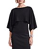 Anne Klein Knit Cape Top - Image 1