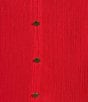 Anne Klein Knit Short Sleeve V Neck With Button Front Top - Image 4