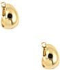 Color:Gold - Image 1 - Medium Gold Hoop Earrings