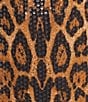 Anne Klein Mock Neck 3/4 Sleeve Sequin Cheetah Print Midi Dress, Color:Anne Black Multi - Image 3