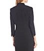 Anne Klein Notch Collar 3/4 Sleeve Seamed Jacket - Image 2
