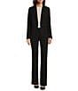 Anne Klein One Button Notch Collar Jacket With Princess Seams - Image 3