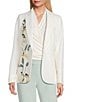 Anne Klein One Button Notch Collar Printed Jacket - Image 4