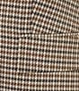 Anne Klein Petite Houndstooth One Button Blazer - Image 4