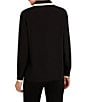 Anne Klein Petite Long Sleeve Button Down Blouse - Image 2