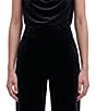 Anne Klein Petite Velvet Pull-On Wide Leg Pants - Image 3