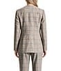 Anne Klein Plaid Faux Double Breasted Plaid Jacket - Image 2