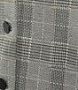 Anne Klein Plaid Notch Collar Long Sleeve Patch Pocket Button Front Blazer, Color:Anne Black Multi - Image 5