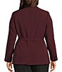 Anne Klein Plus Belted Liberty Stretch Jacket - Image 2