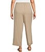 Anne Klein Plus Drawstring Twill Straight Leg Drapey Pants - Image 2
