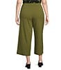 Anne Klein Plus High Rise Pull On Crop Wide Leg Pants - Image 2