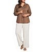 Anne Klein Plus Long Sleeve Button Down Shirt - Image 3