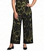 Anne Klein Plus Size Printed Jersey Palazzo Pants - Image 1