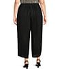 Anne Klein Plus Size Pull On Striped Ankle Pants - Image 2