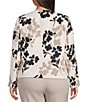Anne Klein Plus Scoop Neck Floral Jacket - Image 2