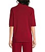 Anne Klein Plus Size Knit Turtle Neck Elbow Sleeve Top - Image 2