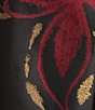 Anne Klein Printed Twill Jacquard Metallic Notch Collar One Button Front Blazer - Image 4