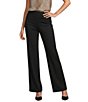 Anne Klein Pull On Sailor Wide Leg Compression Pants - Image 1